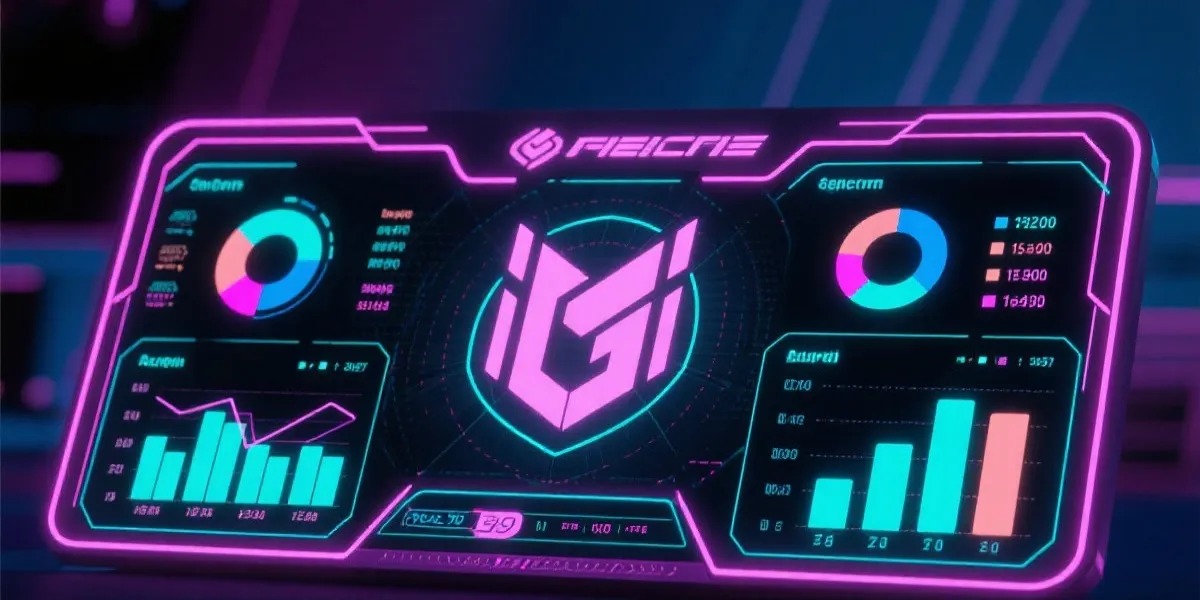 电竞数据可视化示意